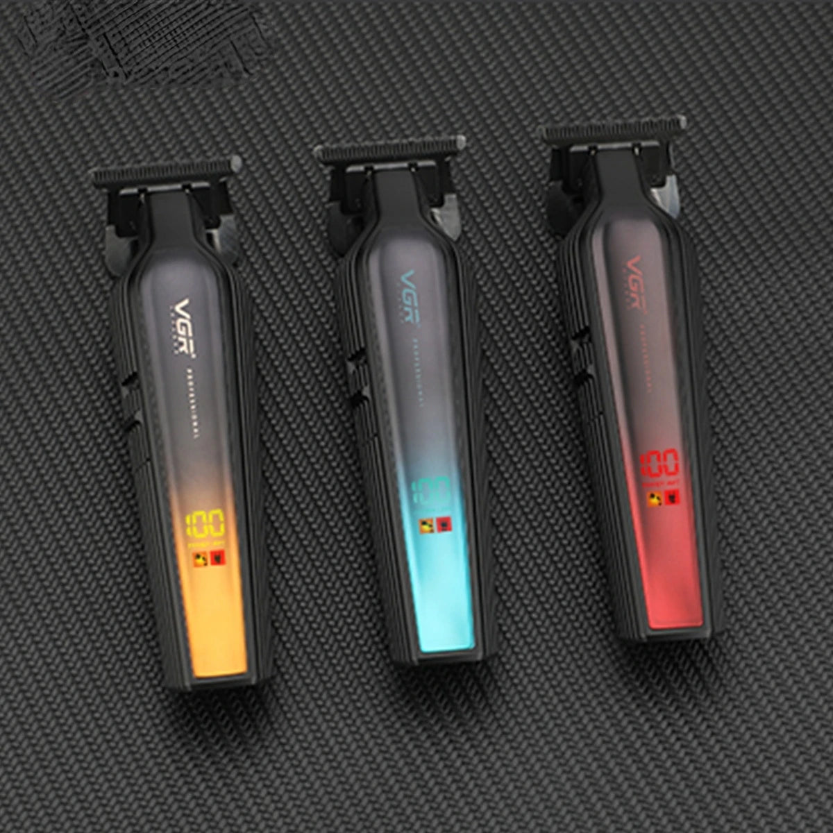 VGR Hair Trimmer Professional Clipper Rechargeable Haircut Machine Cordless Barber Digital Display Hair Trimmer for Men V-930