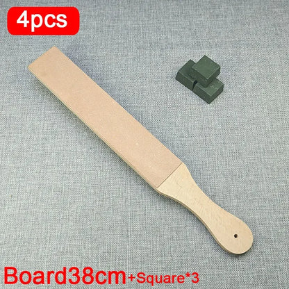 Leather for Knife Sharpening with Polishing Compound - Double Sided Stropping Leather : Knife for Wood Carving and Woodworking.