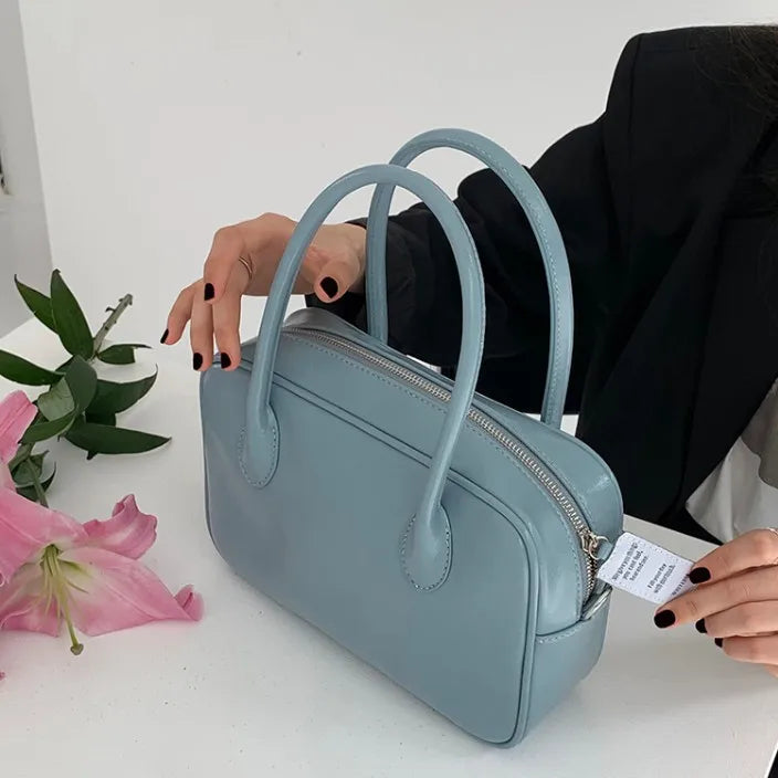 New Women Casual Tote Handbags Fashion Ladies Daily Crossbody Bag Retro Oil Wax Leather Female Shoulder Messenger Bags Summer