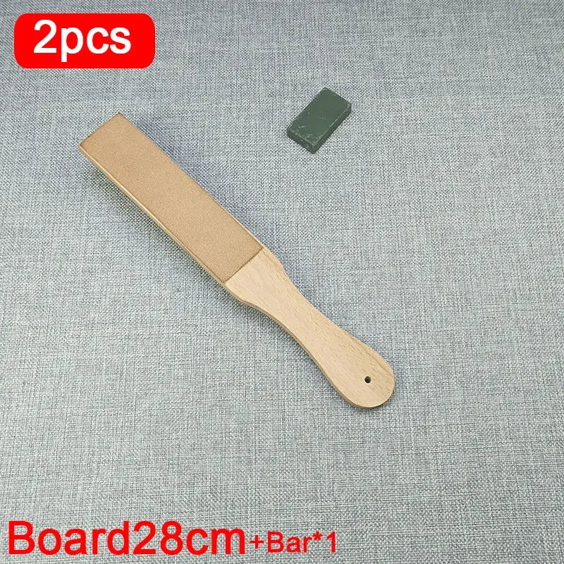 Leather for Knife Sharpening with Polishing Compound - Double Sided Stropping Leather : Knife for Wood Carving and Woodworking.