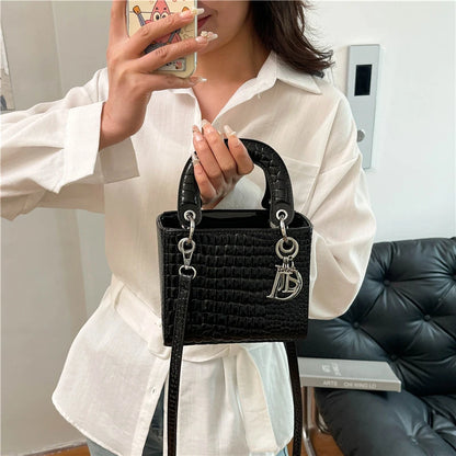 Elegant Leather Crossbody Bag For Women Luxury Designer Shoulder Handbag Classic Tote Purse Ladies Stylish Diaper Bags