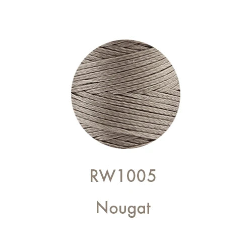 150D 0.8MM Flat Waxed Sewing Thread 260Meters Waxed Thread For Leather Waxed Cord For Leather Craft Hand Stitching Thread