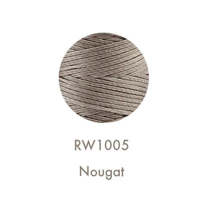150D 0.8MM Flat Waxed Sewing Thread 260Meters Waxed Thread For Leather Waxed Cord For Leather Craft Hand Stitching Thread