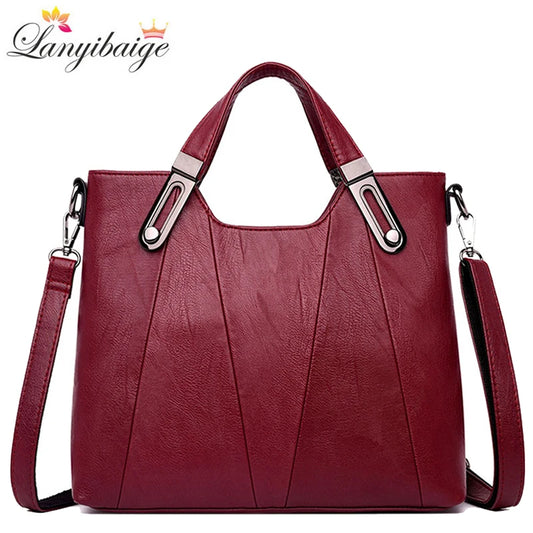 Brand Luxury Handbags Women Bags Designer PU Leather Handbag Leisure Crossbody Bags for Women 2021 New Lady Shoulder Bag Tote