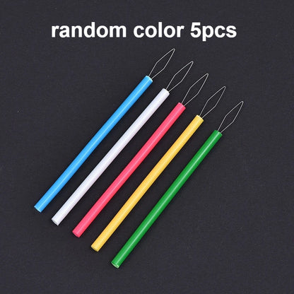 5/10pcs Colorful Threaders - Threading Tool, DIY Sewing Accessories, Easy Needle Threader for Beading and Elderly Assistance