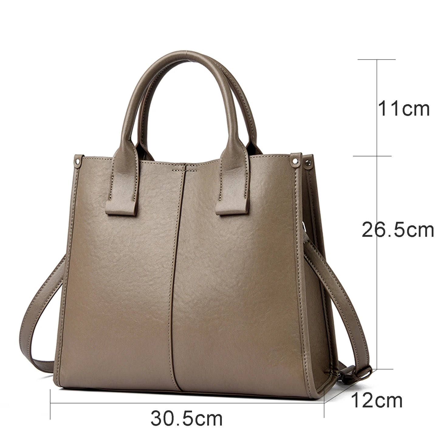 Women's bag Genuine leather handbags for woman Multifunctional Large Capacity crossbody bag fashionable Classic commuter bag