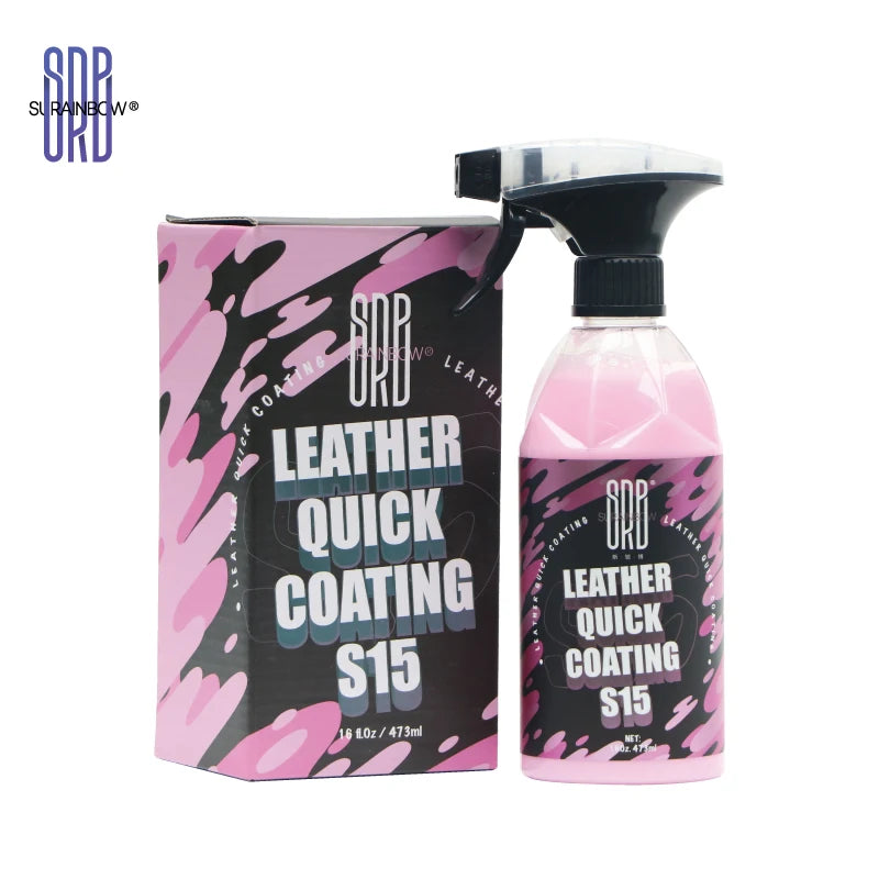 Leather Ceramic Coating - Premium Leather Coating for Car Interior, Furniture, Shoes and Apparel, for All Leather Colours, 16 oz