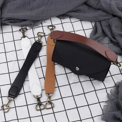 Leather Bag Accessories Leather Handbag Short Strap Armpit Bag Hand Carry Bag Handle Strap Solid Color Short Shoulder Bag Strap