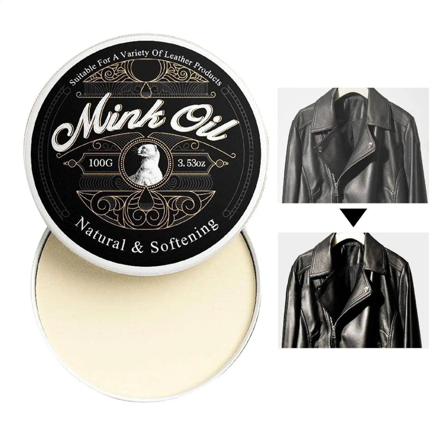 100g Leather Care Cream Paste Natural Leather Conditioner Genuine leather mink cream care oil Refurbishing Restoration Agent