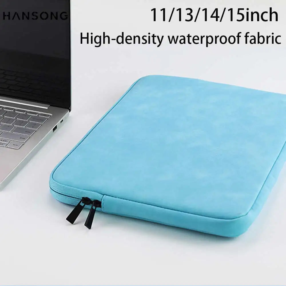 11 13 14 15 Inch Laptop PU Leather Protective Tablet Bag Computer Pouch Case Storage Bags Slim Laptop Sleeve for Macbook Perfect