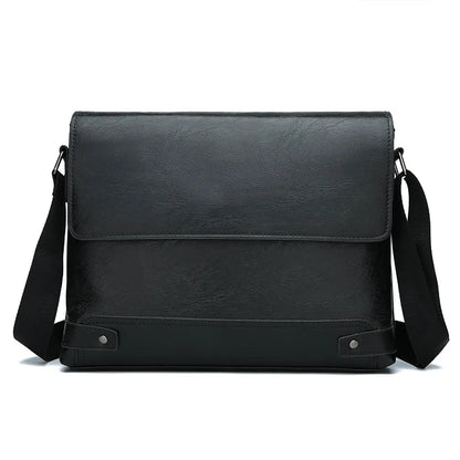 Briefcase For Men PU Leather Tote Boston Commuting Laptop Shoulder Executive Business Work Messenger Crossbody Side Designer Bag