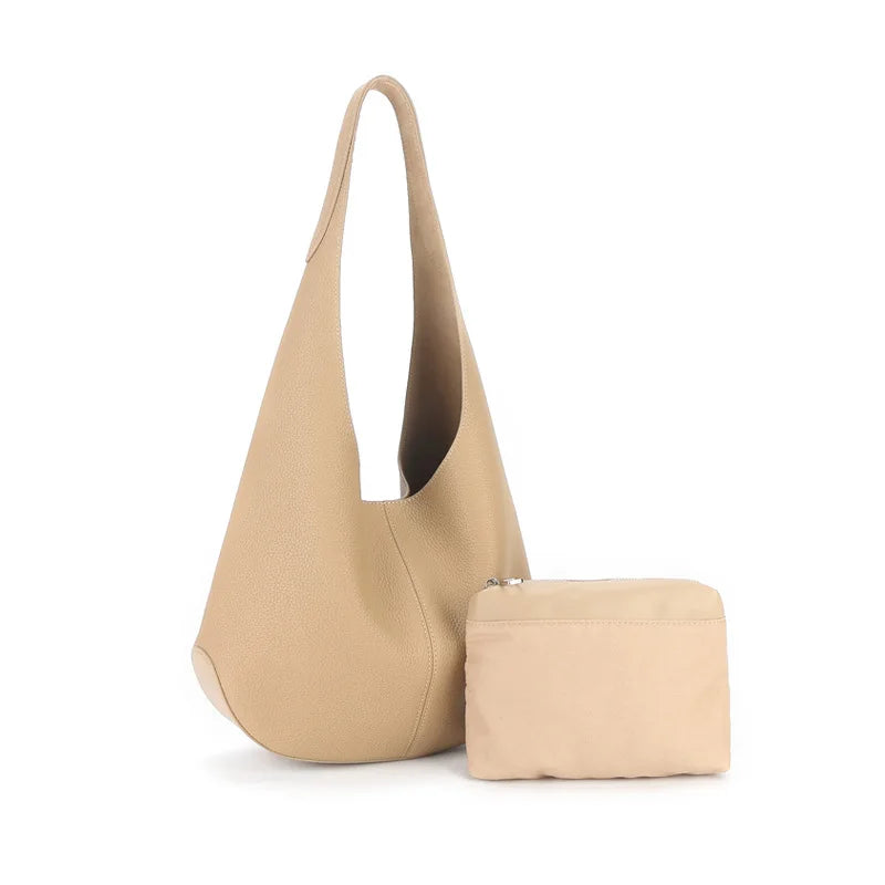 Designer Women Bag Genuine Leather Handbags High Quality Cowhide Hobo Bag Fashion Ladies Shoulder Bag