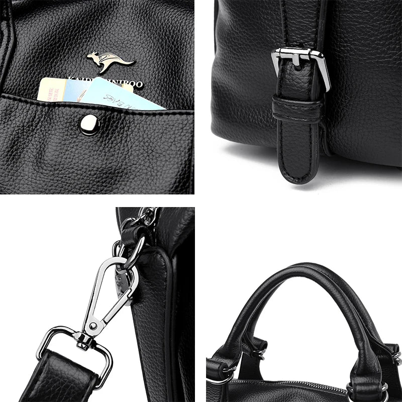 Luxury Handbags Woman Bags Designer Big Shoulder Bags for Women's 2024 Trendy Large Capacity Ladies Leather Hand Casual Tote Bag