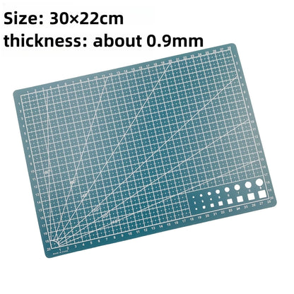 PVC Cutting Mat Workbench Pad for Sewing DIY Leather Craft Knife Engraving Double Sided Non Slip Durable Board