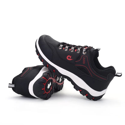 Men's leather Casual Shoes, Men's Sports Shoes, Spring,Autumn,Winter Shoes, Men's Tennis lightweight Wear-resistant Hiking Shoes