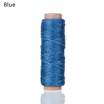 30m/roll Waxed Thread Cotton Cord String Strap Hand Stitching Thread for Leather Handicraft Tool Material Accessories