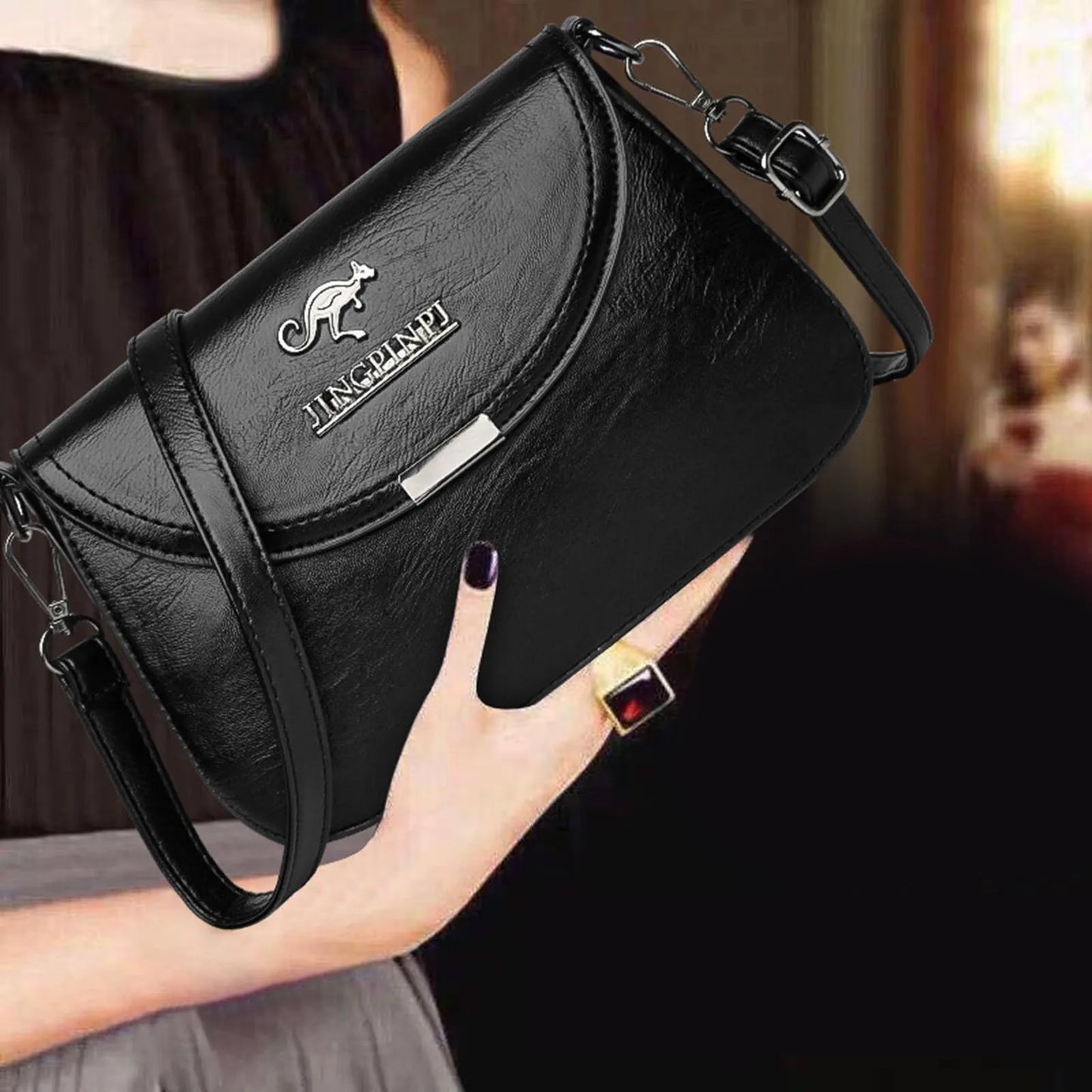 Women Crossbody Bag Shoulder Bag Tote Leather Handbag Purse for Ladies Daily Use Fashion Accessories