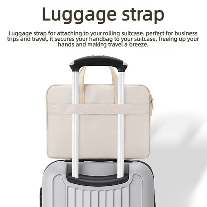 Portable Laptop Bags with Power Storage Case for 13-16 Inch Macbook Huawei Asus Dell Business Light Laptop Briefcase Bag Gifts