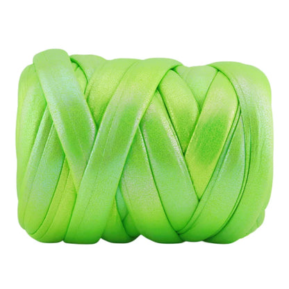 500g Thick Super Bulky Chunky Imitation Metal Leather Yarn for DIY Knitting Crocheting Thread Yarn for Handmade Bags Shoes Craft