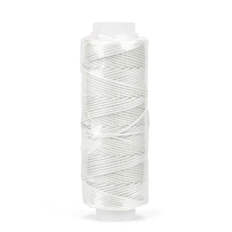 0.65mm Leather Waxed Thread Cord Polyester Coated Sewing Thread DIY Handmade Leather Stitching Rope Bracelets Jewelry 25M