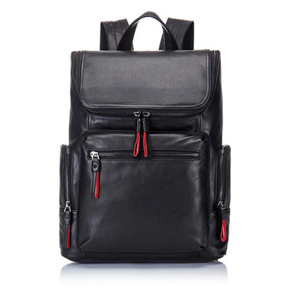 Crocodile Genuine Leather 15.6 inch Laptop Backpack Men Travel Bags Bagpack Waterproof Big Backpack For Teenager Schoolbag
