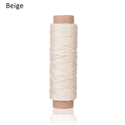 30m/roll Waxed Thread Cotton Cord String Strap Hand Stitching Thread for Leather Handicraft Tool Material Accessories
