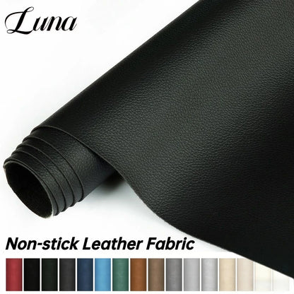 Non-stick  Faux Leather Fabric Soft Synthetic PU Fabric Material DIY Crafts Leather Sofa Upholstery Renovation 50/100/200*160cm