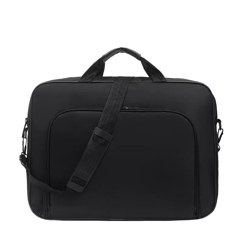 15Inch 17 In Laptop Bag Business Portable Nylon Computer Handbags Laptop Shoulder Handbag Zipper Shoulder Simple Style
