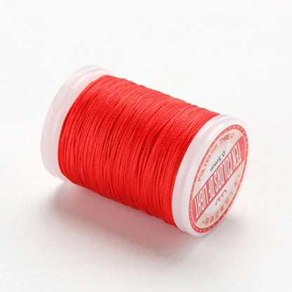 Waxed Thread For Leather DIY Accessories Leather Craft Sewing Thread Round Waxed Thread Polyester Cord Wax Coated Strings