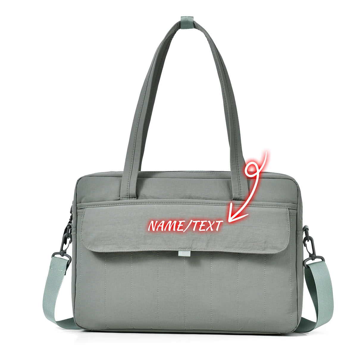 Customized Logo Laptop Bag, High-End Tablet Storage Shoulder Tote Bag,Briefcase, Commuter Handbag, Women's iPad Personalized DIY