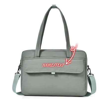 Customized Logo Laptop Bag, High-End Tablet Storage Shoulder Tote Bag,Briefcase, Commuter Handbag, Women's iPad Personalized DIY