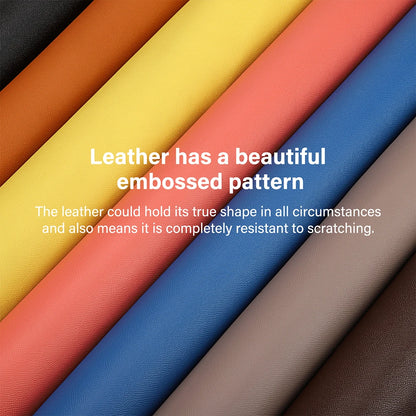 WUTA Calfskin Leather Piece Have Beautiful Embossed Pattern Made From The Famous French Tanneries DU PUY Handmade DIY Cowhide