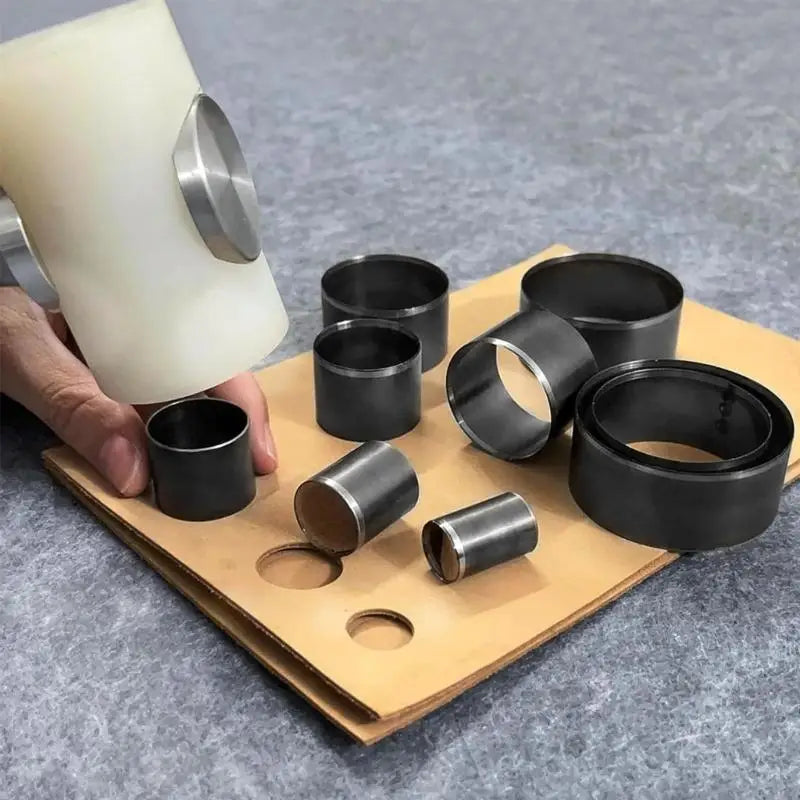 Leather Artistics Tool Collection With Cutting Tool and Ergonomic Designs for Extended Use Comfortable B03E