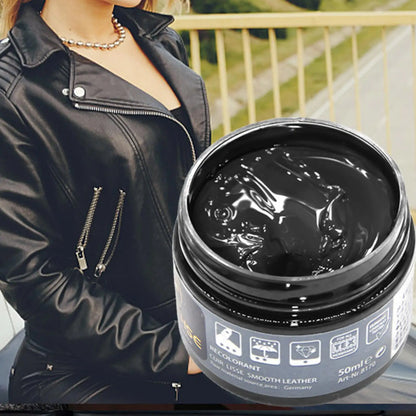 Leather Color Restoring Balm, Scratch & Fade Repair Cream for Furniture, Car Seats, Bags, Shoes, Multi-Purpose Dye Conditioner