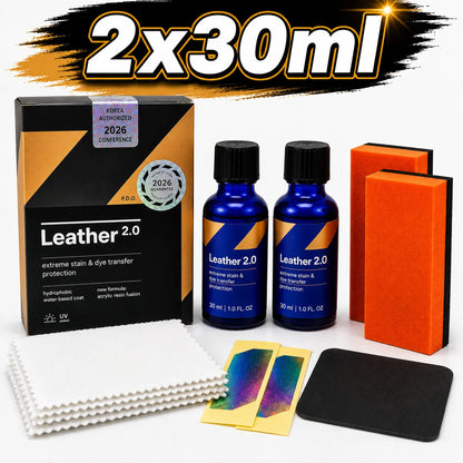 CAR CQUARTZ Leather 2.0 Hydrophobic Oil Phobic Safe on Car Leather Resistance To UV Denim Dye Coloring Abrasion Stains 2 sold