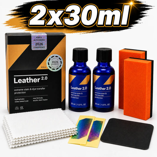 CAR CQUARTZ Leather 2.0 Hydrophobic Oil Phobic Safe on Car Leather Resistance To UV Denim Dye Coloring Abrasion Stains 2 sold