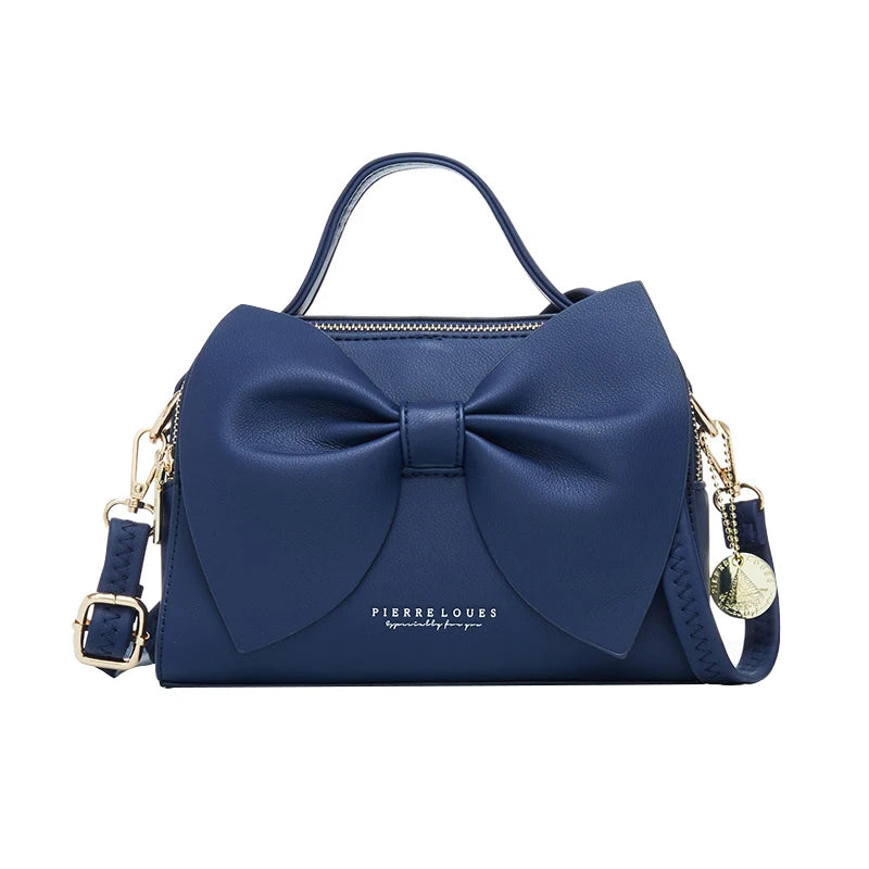 Elegant Women PU Leather Handbags Female Shoulder Crossbody Bags for Women Handbags High Quality Ladies Messenger Hand Bags Bow