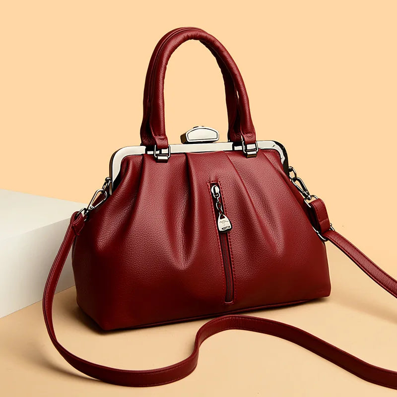 Brand Luxury Handbags Women Bags Designer Real Leather Handbag Leisure Crossbody Bags for Women New Lady Shoulder Bag Tote Bolsa