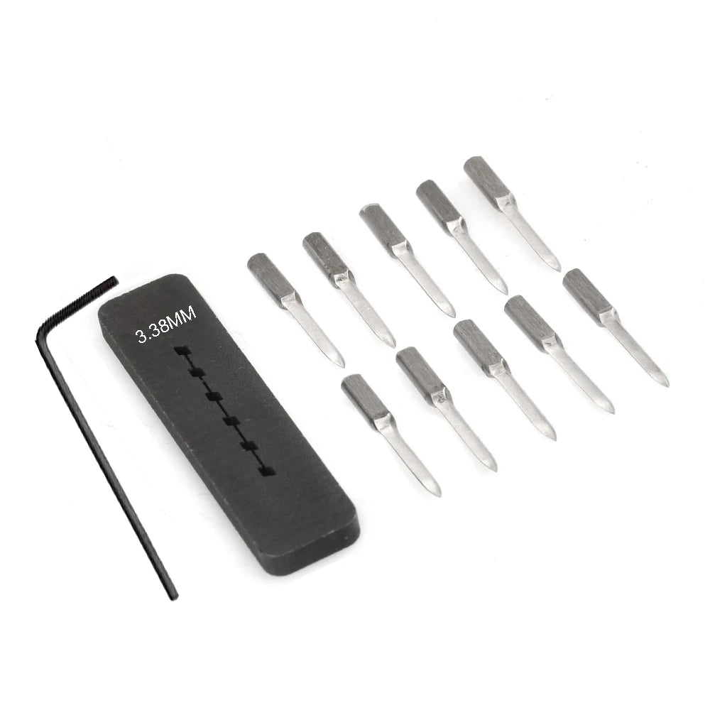 Leather Punch Tool Sharp Head Replaceable Pricking Iron Removable Round Hole Punch DIY Leather Craft Chisel 4 Size Available