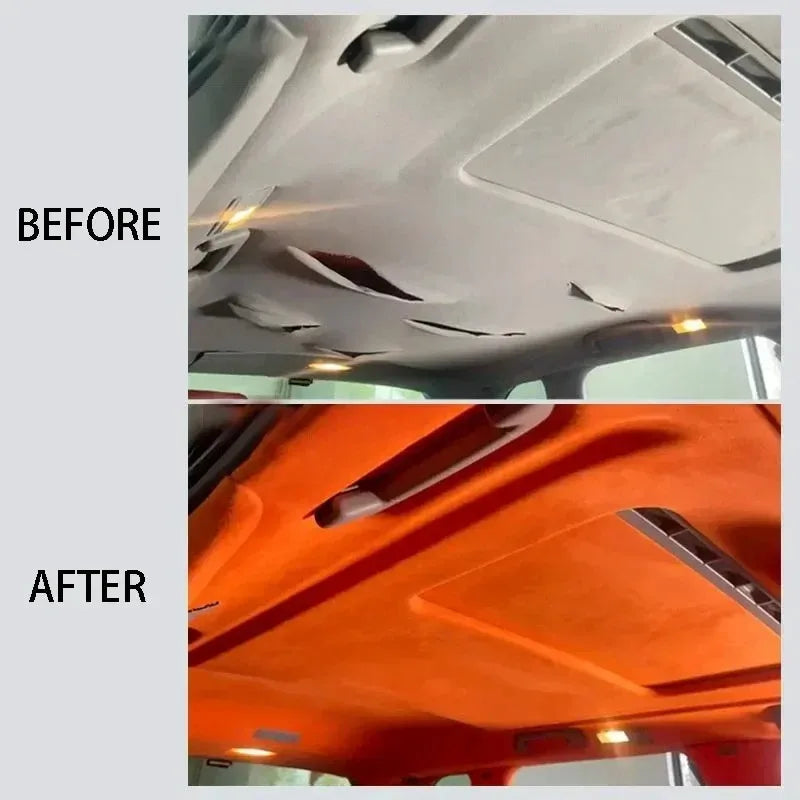 Suede Self-adhesive Fabric Adhesive Synthetic Leather Car Interior Dooration Velvet Fabrics Sticker Faux Suede Repair Patches