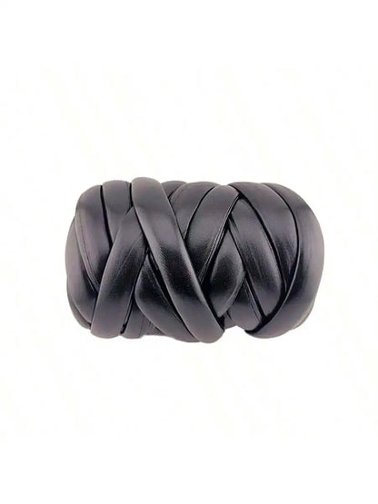 500g Thick Super Bulky Chunky Imitation Metal Leather Yarn for DIY Knitting Crocheting Thread Yarn for Handmade Bags Shoes Craft