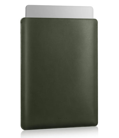 Moko Laptop Sleeve Compatible for New MacBook Pro 14 Inch M3/M2/M1 Slim Stylish Laptop Bag Made of PU Leather