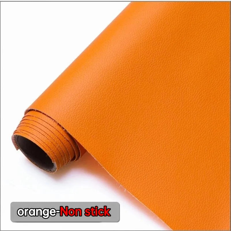 Non-stick Leather Fabric for Sofa Sewing Faux Leather Fabric Synthetic Material Arts Leathercraft DIY Large Size 1.6 Meters Wide