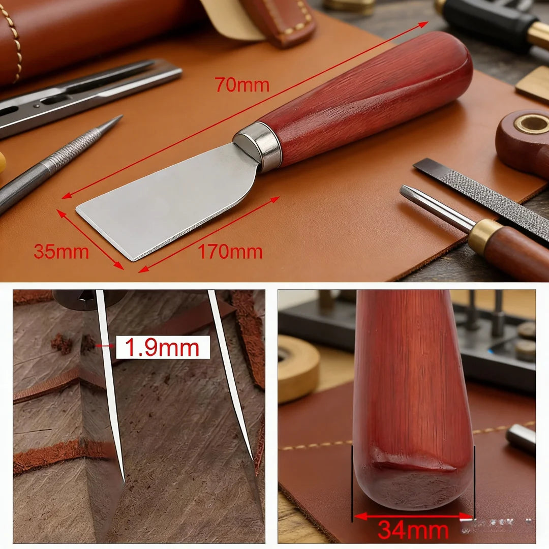 Leather Tool Set DIY Handmade Leather Sewing Set Art 18 Kinds of Multifunctional Leather Repair and Production Tools