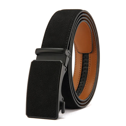 Men Leather Belt Automatic Buckle High Quality Male Leather Strap Luxury Jeans for Men Men Accessori