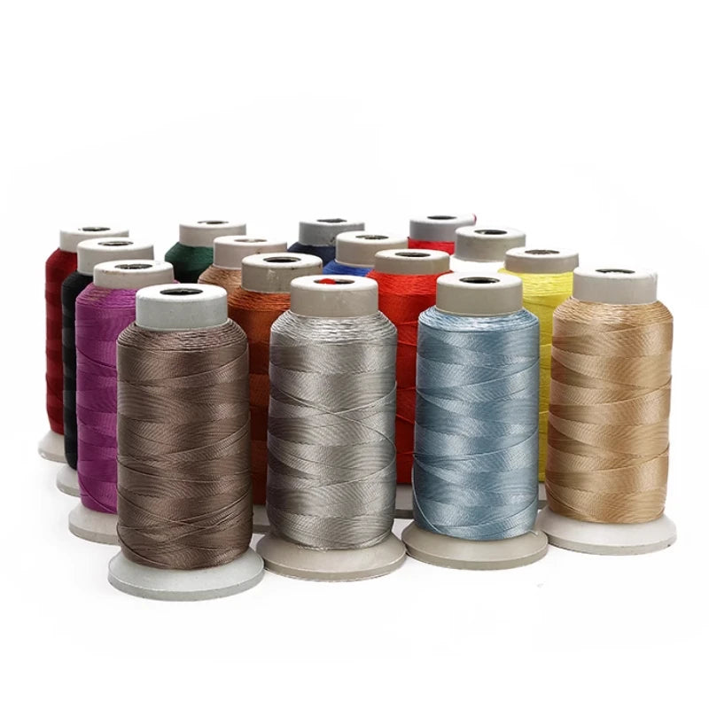500d 4 Strands Sewing Thread Nylon Thin Mercerized  High-strength Embroidery Shine Down Jacket Strong And Durable Leather Thread