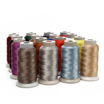 500d 4 Strands Sewing Thread Nylon Thin Mercerized  High-strength Embroidery Shine Down Jacket Strong And Durable Leather Thread