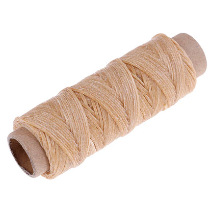 High Quality Durable 240 Meters 1mm 150D Leather Waxed Thread Cord for DIY Handicraft Tool Hand Stitching Thread