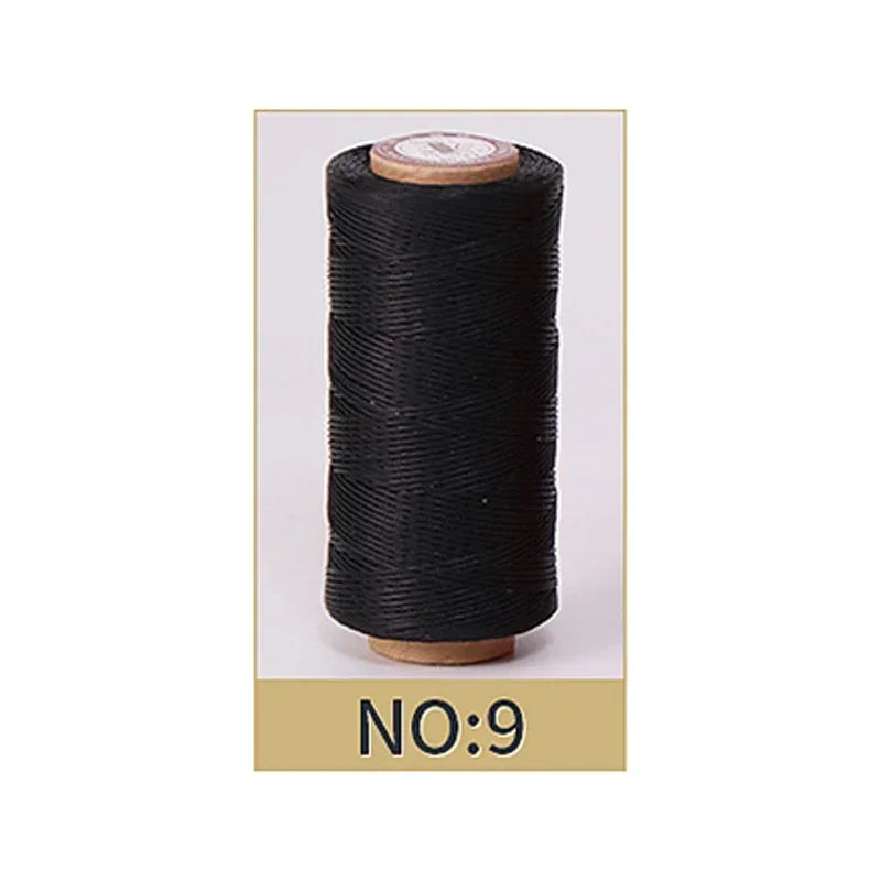 50M 0.8Mm Thickness Waxed Thread For Leather Waxed Cord For Diy Handicraft Tool Hand Stitching Thread Flat Waxed Sewing Line