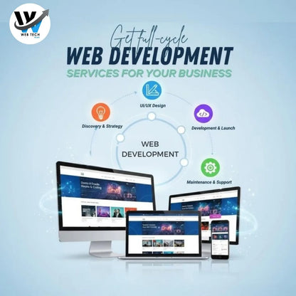 Web Tech Prime Full Cycle Web Development Services Programming & Development Software Solution